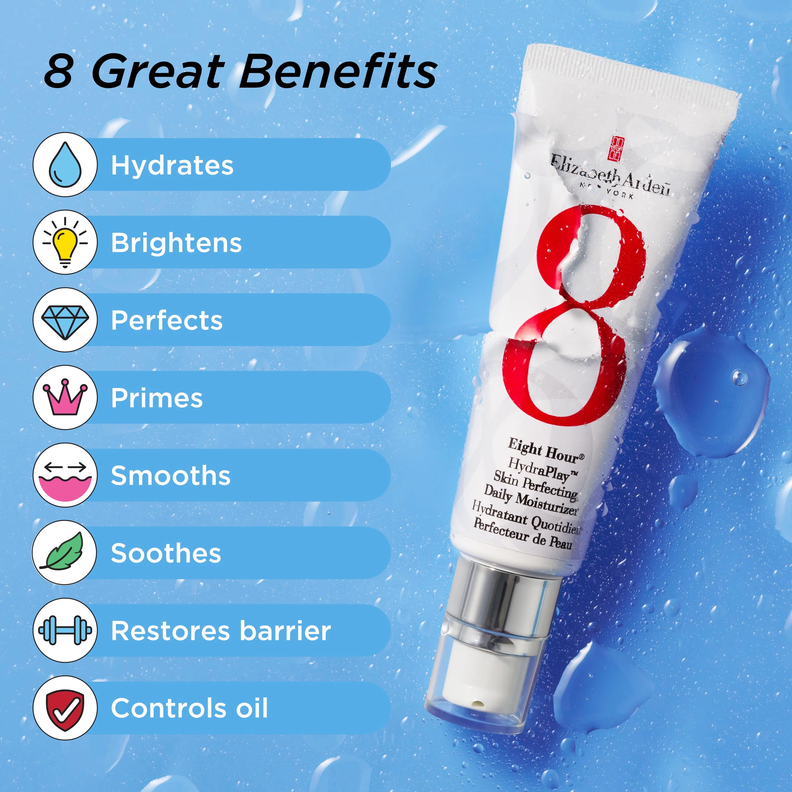 Eight Hour® HydraPlay™ Skin Perfecting Daily Moisturizer 45ml - Image 7