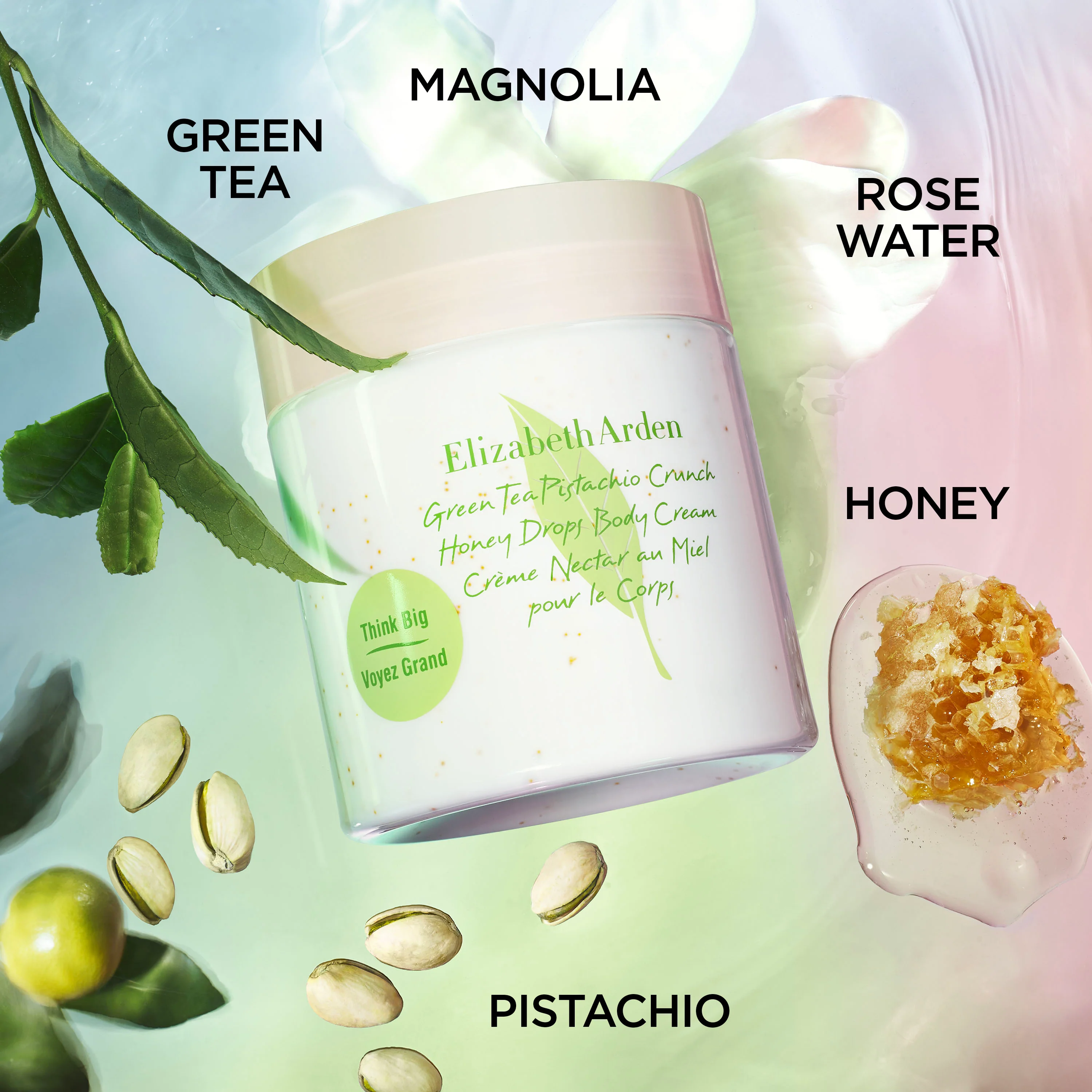 Green Tea Pistachio Crunch Honey Drops Body Cream - Image 7