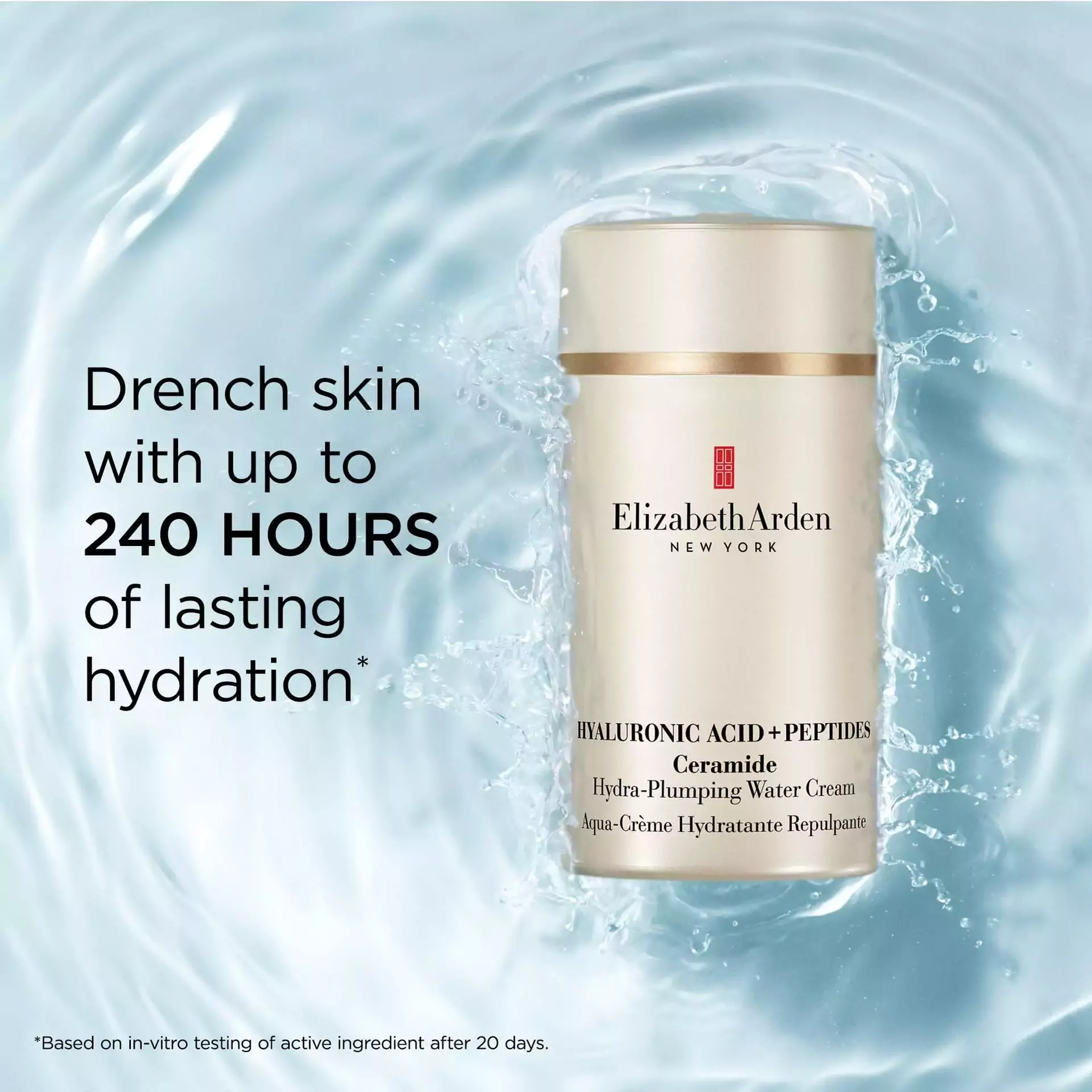 Hyaluronic Acid + Peptides Ceramide Hydra-Plumping Water Cream - Image 10