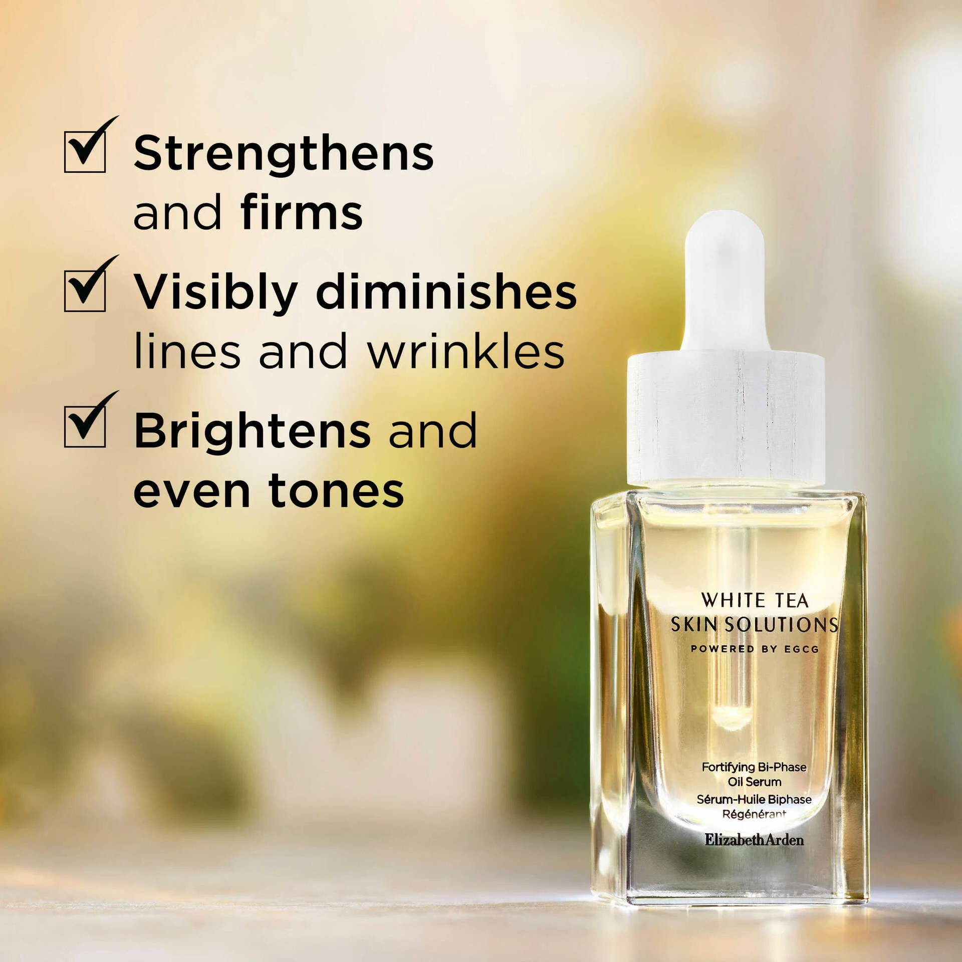 White Tea Skin Solutions Fortifying Bi-Phase Oil Serum - Image 3